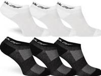 3 Pairs REEBOK Ankle Socks Size 6.5-8 8.5-10 11-12.5 NEW Trainer Mens - 6.5-8 Regular