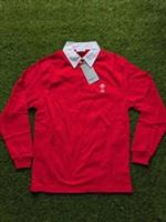 £ Reebok Wales Rugby Long Sleeve Jersey Junior Large 1314 years NWT