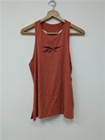 BNWT Reebok Active Graphic Racer Back Sports Training Tank Top Vest Orange Small