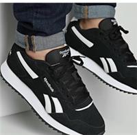 Reebok Classic Glide Ripple Trainers Sneakers Men BLACK Uk 8.5 EU42.5 T2