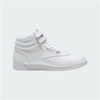 Reebok White Freestyle Hi Top Trainers Womens UK Size 4