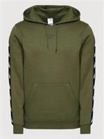 Reebok Hoodie Mens Small Green Khaki Retro Pullover Kangaroo Pocket Sweatshirt - S Regular