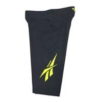 Reebok Womens Vector Bike Shorts XS Black Wide Waistband Athletic Fit - XS Petites