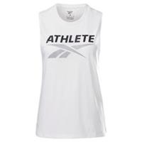 Reebok Womens Tank Vest Small UK 8-10 White Speedwick Moisture Wicking Gym Run - S Regular