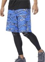 Reebok Men's Rc Epic Cordlock - Camo Shorts Size S 31" - S Regular