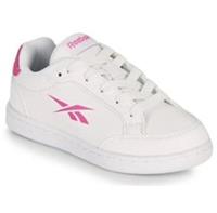 REEBOK Royal Vector Smash Trainers White Pink Junior Sneakers UK 2 EU 33 NEW