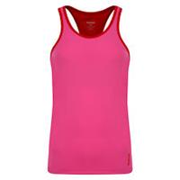 New Reebok Vest Long Bra Top T-Shirt - Pink - Ladies Womens Gym Training Fitness - S Regular