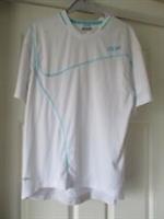 REEBOK PLAYDRY COOLER WHITE T SHIRT MEDIUM BOYS AGE 10 BRAND NEW RRP £14.99