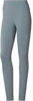 New Womens Ladies Reebok Dance Mesh Leggings Bottoms Running Fitness Gym - Blue - One Size Regular