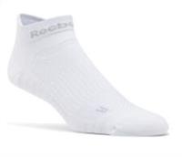 Reebok Running Sports Fitness Liner Ankle Socks - Mens Womens Ladies - White - UK 2 - 3.5 (EU 34-36) Regular