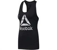 New Reebok Activechill Vest Tank Top - Black Ladies Womens Gym Training Fitness - XS Regular