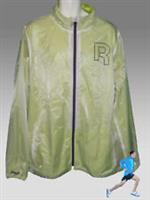 New REEBOK AC Lite PlayDRY Running Track Rain Jacket 041798 White & Sonic L - L Regular