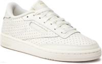 Reebok Club 85 Womens Trainers Reebok Ladies Leather Classic Sneakers Chalk