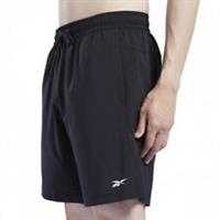 Mens Reebok Logo Shorts - Gym Running Sports Fitness - Black - M Regular