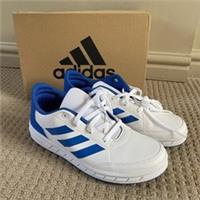 ADIDAS Altasport K Kids Trainers Sneaker Running Shoes Blue White UK 4