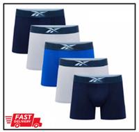 Reebok Men's Performance Boxer 5 Pack in 2 Colours and 3 Sizes