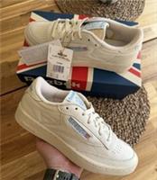 Reebok Club C 85 Vintage Chalk Essential Blue NEW RRP &pound;90