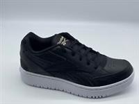 Reebok Court Double Mix Womens Tennis Trainers Black EG5825 UK 4.5