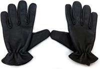 Fetish Leather Vampire Gloves, Black, Large