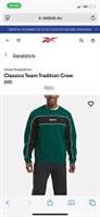 Reebok Classics Team Tradition Crew Sweatshirt Collegiate Green (M7 - XL Regular