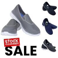 Mens Slip On Memory Foam Lightweight Casual Shoes Walking Travel Comfy Sneakers