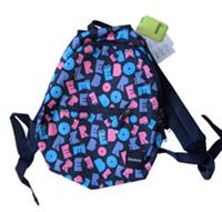 Reebok BTS Backpack Gilrs School Rucksack Small Backpack Navy Pink