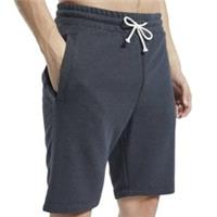 Reebok Gym Shorts Mens Size L Melange Training Essentials Black Workout Ready - L Regular