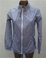 Reebok Jacket Size S 8 10 Light Grey Hiking Water Resistant Breathable Full Zip - S Regular