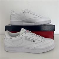 Women's Reebok Classics Club C 85 Trainers in White Grey Size UK 8