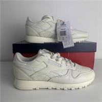 BNIB Womens Beige Reebok Classic Leather Trainers Size 5.5 EU 38.5