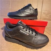 Reebok Women's Trainers UK6.5 Classic Leather Lace up Casual Work Shoes in Black