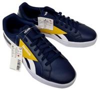 REEBOK Classics Royal Complete Mens Trainers Sneakers Navy White Yellow UK 8