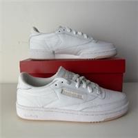 Rebook Classic Club C 85 Womens | UK Size 5.5 l White White Peach