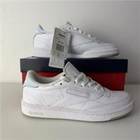 Authentic Reebok Club C 85 ( Women Size: UK 5 ) White / Blue-Grey