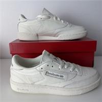 Rebook Classic Club C 85 Womens | UK Size 5 l Chalk Chalk Grey