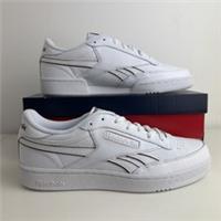 Reebok Club C Revenge Size UK 10 BNIB White Maron Beige Tennis