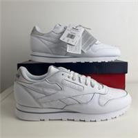 Authentic Reebok Classic Leather Mens UK 10.5 White / Slate