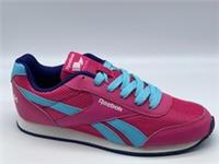 Reebok Royal CL Jog 2 Kids Trainers Rose AR2271 UK6.5