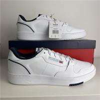 Reebok Phase Court Mens UK SIZE 11 White Navy Blue Brand New