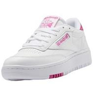 Reebok Classic Club C Double UK 3.5 Women's Leather Tennis Trainers Shoes Sneake