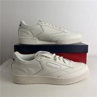 Reebok Club C 85 Tennis Unisex Trainer Chalk/Black (UK 11) Brand New