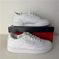 Women's Reebok Club C 85 Athletic Shoes White Light Grey Size UK 4.5 New