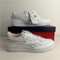 Reebok Club C Revenge Size UK 8.5 BNIB White Maron Beige Tennis