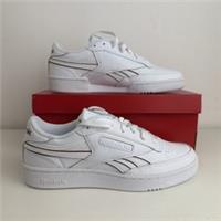 Reebok Club C Revenge Size UK 7 BNIB White Maron Beige Tennis
