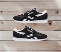 Reebok Classic Nylon Mens Womens Trainers White Black UK 5 FV4506 Brand New