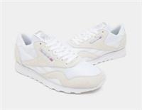 Reebok Classic Nylon White Leather Upper Lace Up Lightweight Outsole Shoes