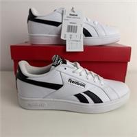 Reebok Court Retro Unisex Kids Trainers UK Size: 3 White/Black New