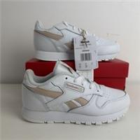 Reebok Classic Leather Kids White Size 13 Grade School Running Shoes New!