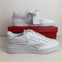 Reebok Club C Revenge Size UK 11 BNIB White Maron Beige Tennis