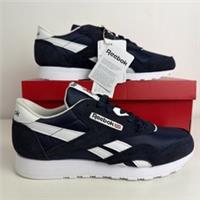 Reebok Classic Nylon Mens Shoes Trainers UK Size 7 100009276 Navy